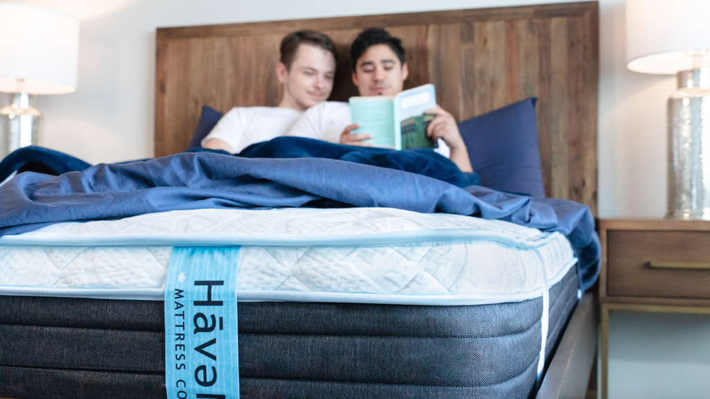 Couple on a Bed, Mattress, Haven Sleep Co