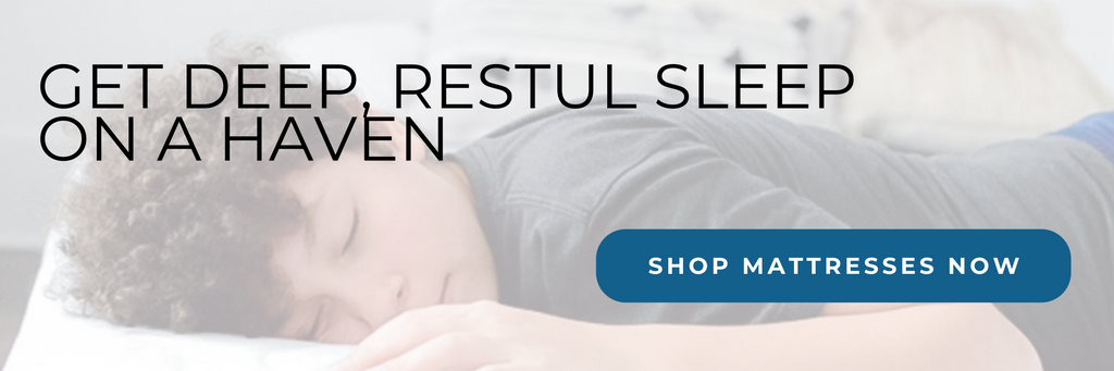 Find deep restful sleep on a Haven - Shop Now