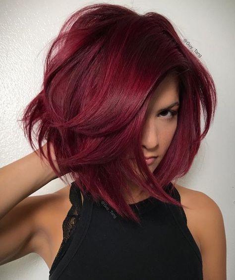 30 Burgundy Hair Colors That Will Make You Fall In Love With Burgundy in  2023  Hair color burgundy Wine hair color Wine hair