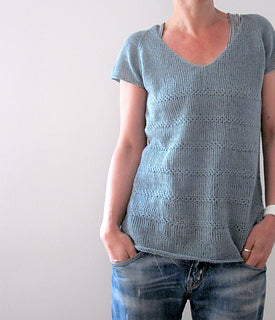 Ravelry: Lace Hem Tee pattern by Carina Spencer