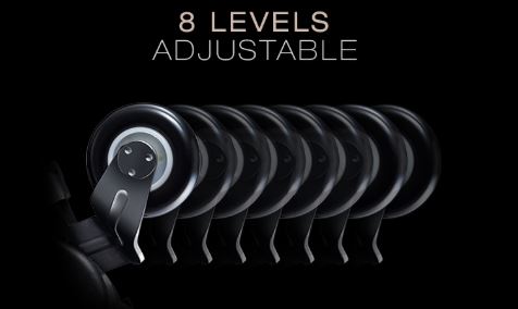 Maestro Massage Chair 8 Level Roller Adjustment