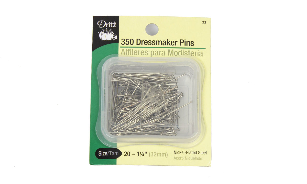 Dritz Dressmaker Pins Size 17 Nickle Plated Steel - 1 1/16 - 750