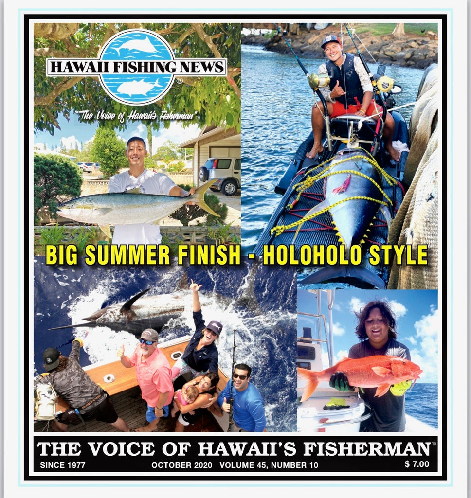 We made it to the cover of Hawaii fishing news magazine 