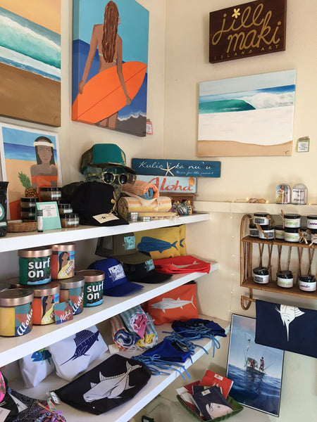 Makisun Boutique in Hawi, Kohala Big Island stocks Sundot Marine Flags