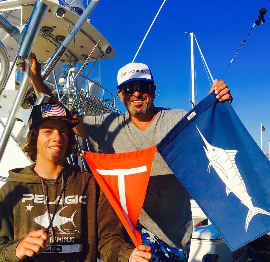 sundot marine marlin and tag and release flag