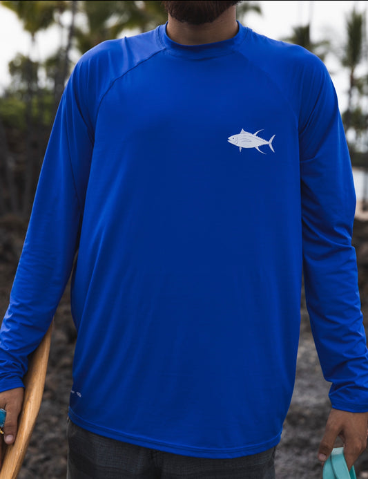 SALE - Men's Loose Fit Longsleeve Marlin 50 SPF Sun Shirt – Sundot Marine