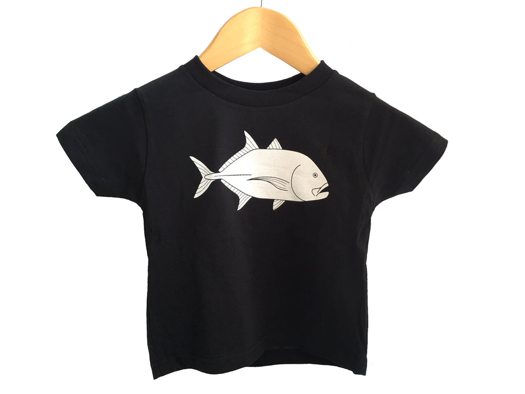 Black Giant Trevally / Ulua Sun Dot Kids T-shirt – Sundot Marine