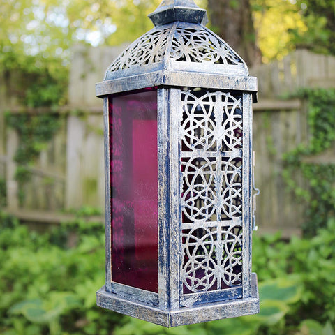 Purple pinched-dome lantern