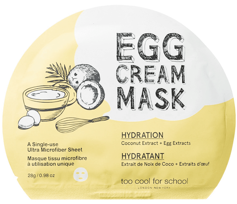 Egg Cream Mask (Hydration) by Too Cool for School