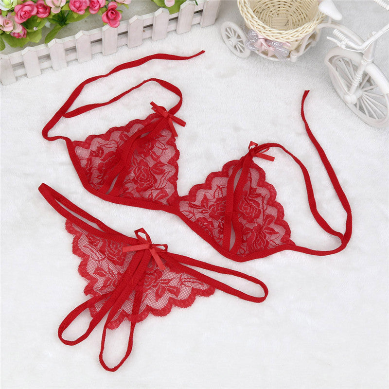 lingerie en dentelle rouge