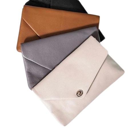 women leather wedding clutch 