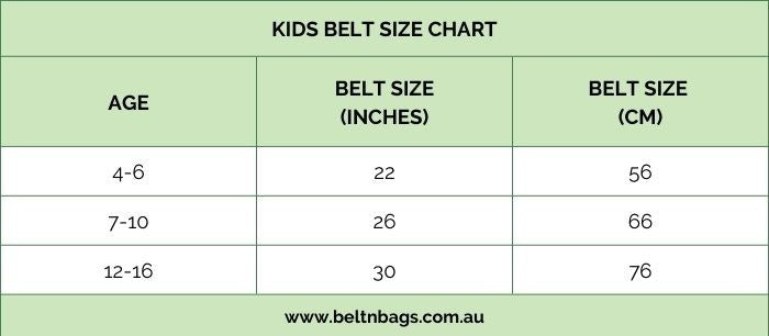 Belt Size Guide | Genuine Leather Belts and Bags | BeltNBags