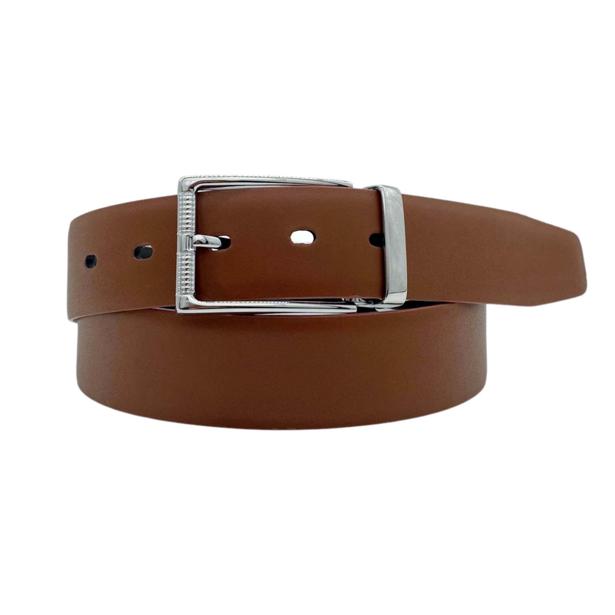 ELTON Tan & Black Leather Belt - Men's Belts Australia | BeltNBags