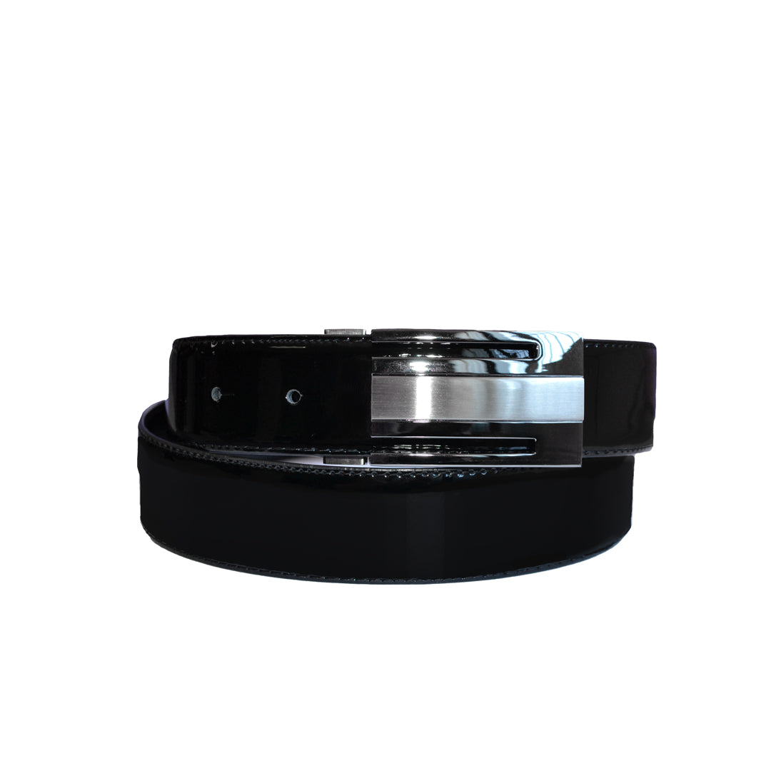 patent leather belt mens