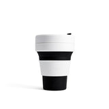 Stojo Collapsible reusable cup Black