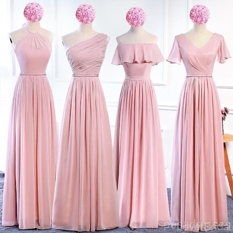 affordable blush bridesmaid dresses