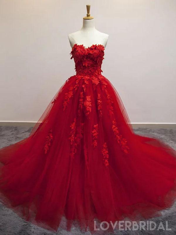 cheap red gown