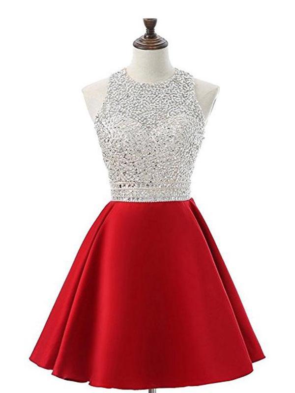 cute red dresses for prom