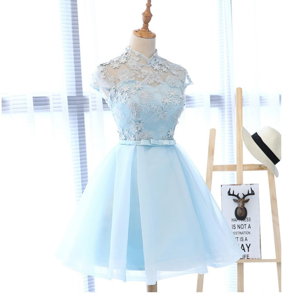 light blue sweet 16 dresses