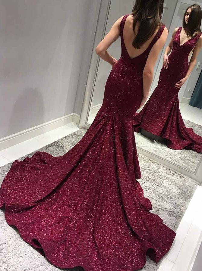 Maroon Sparkly Prom Dress Outlet, 53 ...