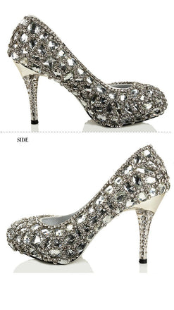 rhinestone bridal shoes