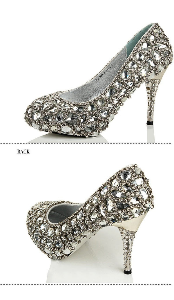 rhinestone bridal shoes