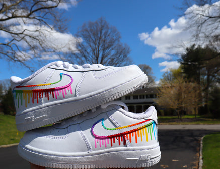 Kids Rainbow Drip Nike – Jordana