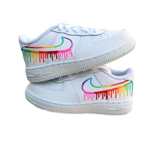 kids rainbow nikes