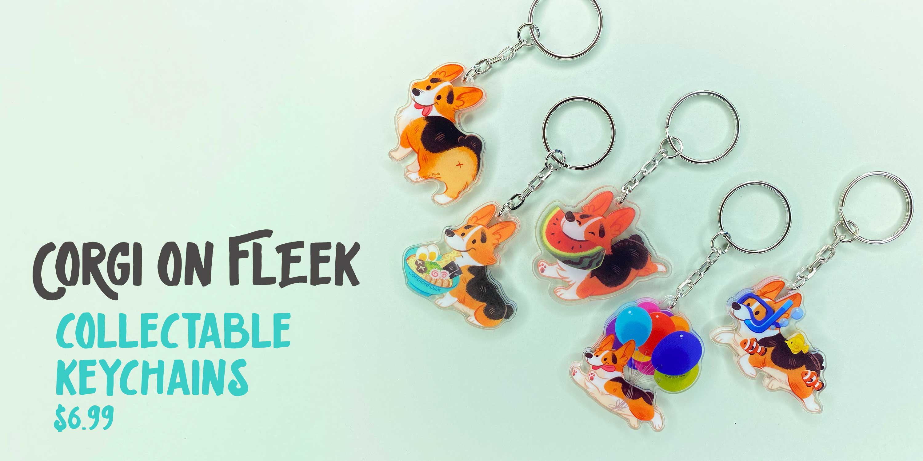 Corgi RAWR Woven Keychain Loop [Special Edition] – Corgi On Fleek