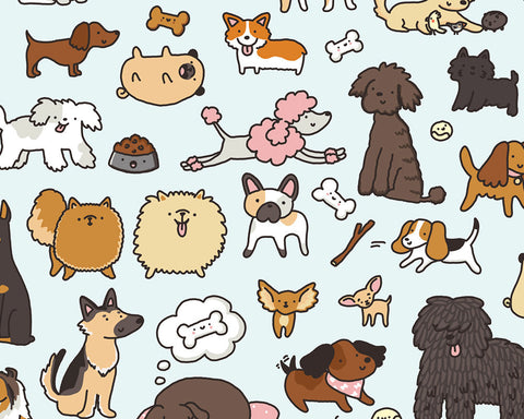 Doggy Doodle Art Print – KiraKiraDoodles