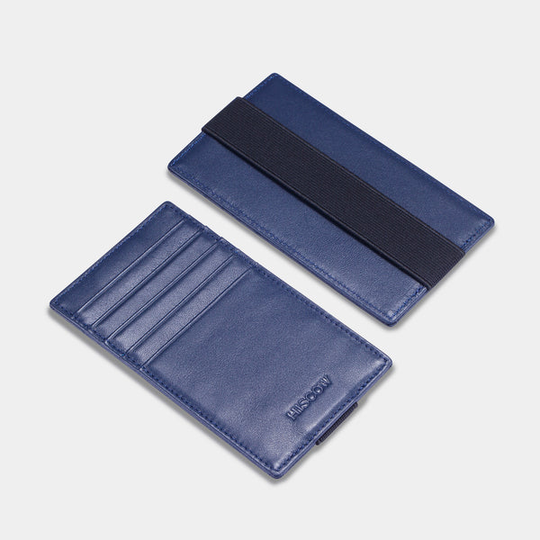 Men's Car Card Holder in Blue