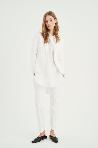 Crisp White Trousers at The Fashion Parade