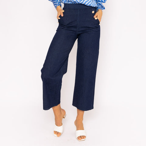 Indigo Wide Leg Jeans