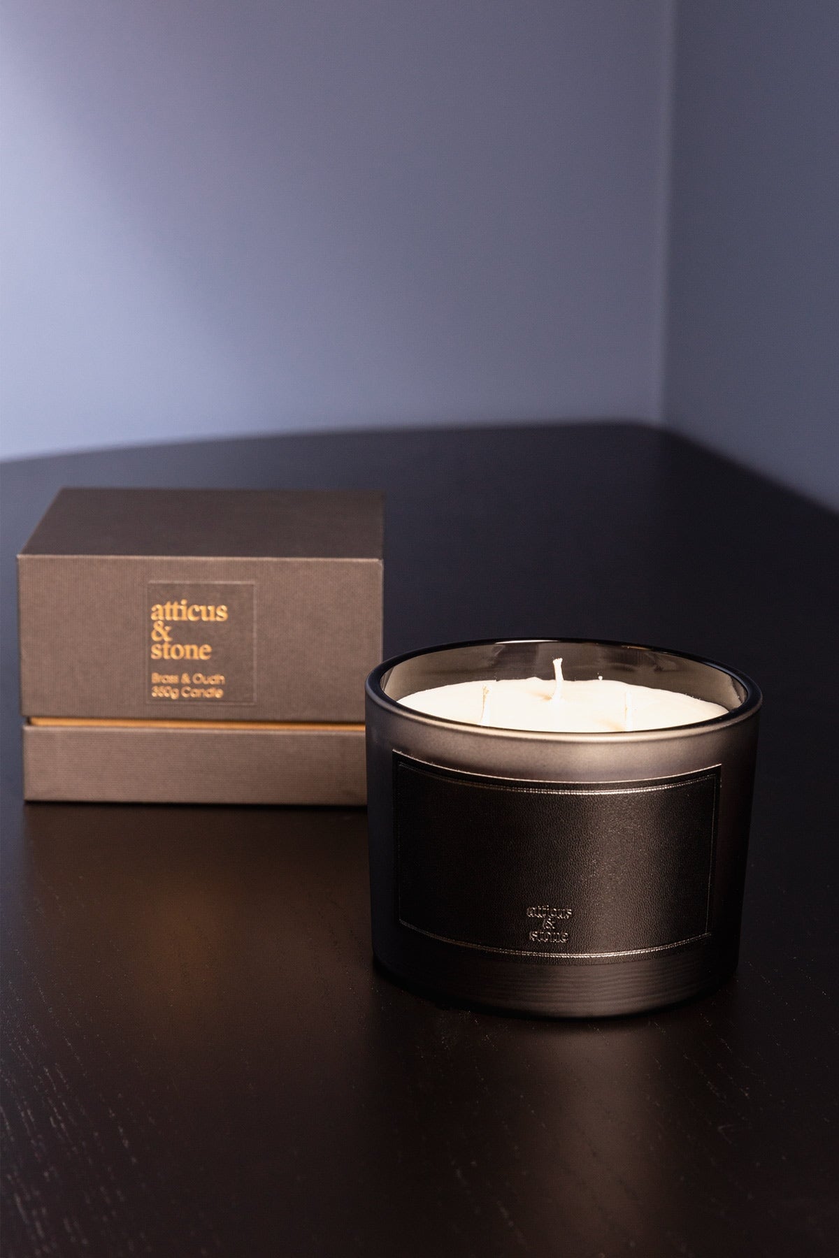 Brass And Oudh 3 Wick Candle | Natural Wax Candles – Carraig Donn