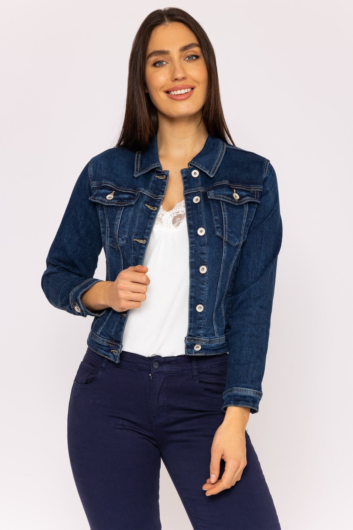 Denim Jacket in Dark Blue | Kalisson | Carraig Donn