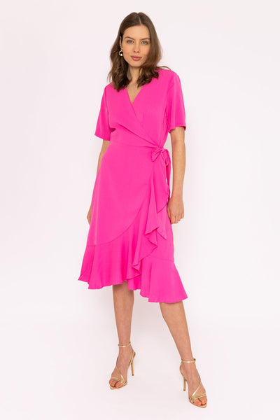 Silo Midi Dress in Pink - Midi Dresses