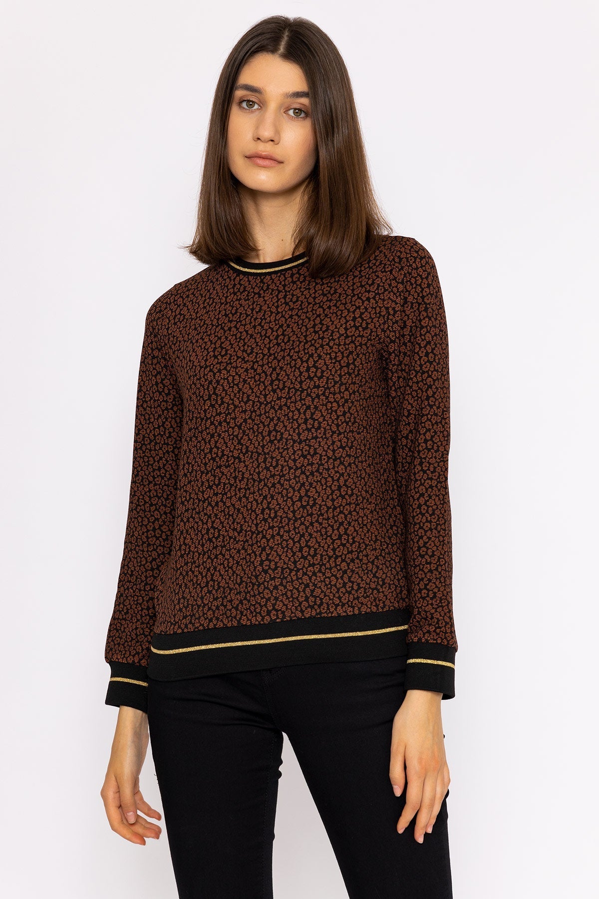 Leopard Print Sweatshirt | Carraig Donn