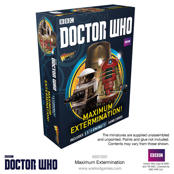 Doctor Who: Maximum Extermination! box