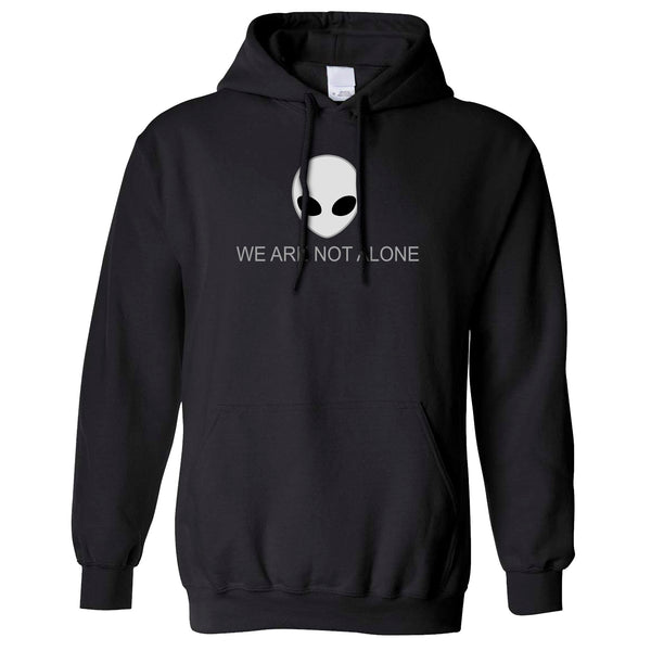 We Are Not Alone Alien Head Hoodie – Shirtbox