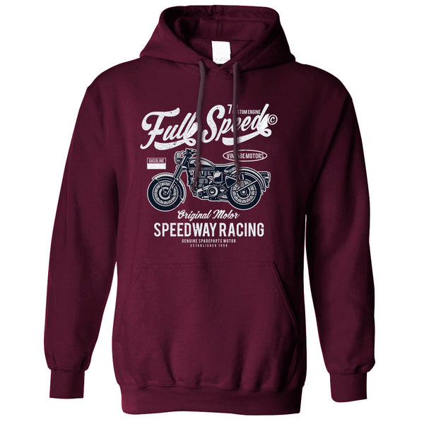 Full Speed Retro Biker Hoodie – Shirtbox