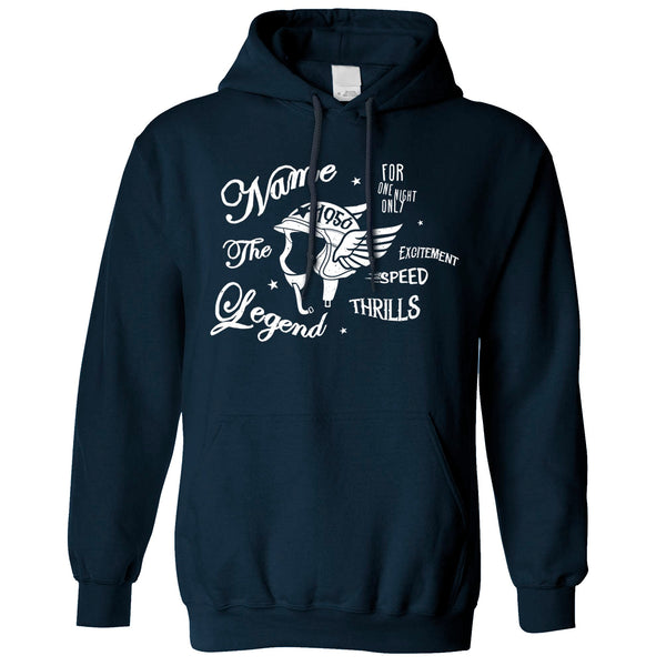 Personalised Hoodie Your Name The Legend Speedway – Shirtbox