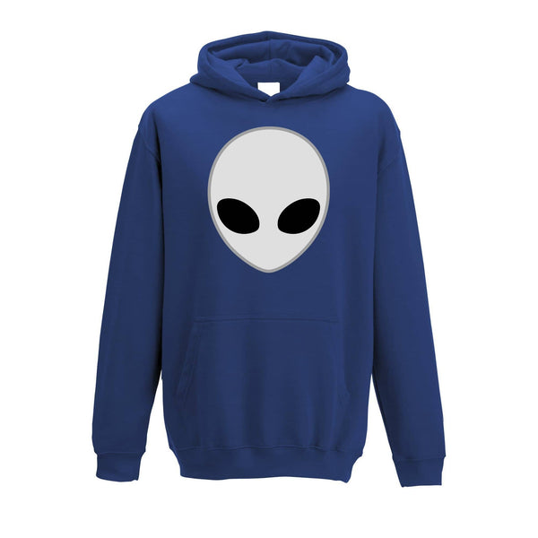 Alien Kids Hoodie Nerdy Iconic Sci Fi Head Design Childs – Shirtbox