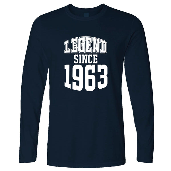 60th Birthday Long Sleeve Legend Since 1963 – Shirtbox