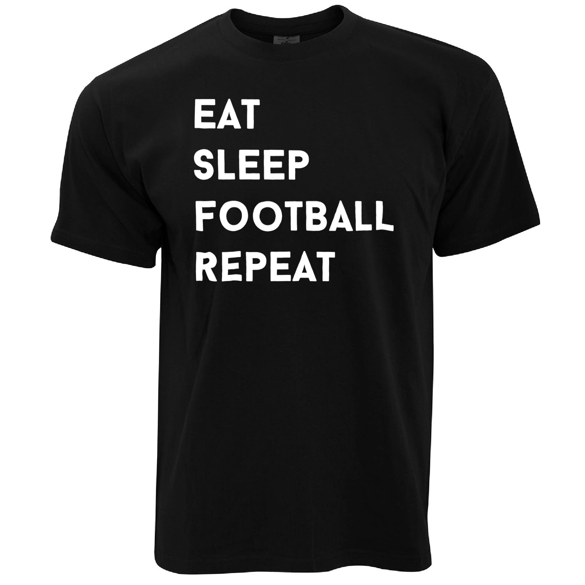 eat sleep football t shirt