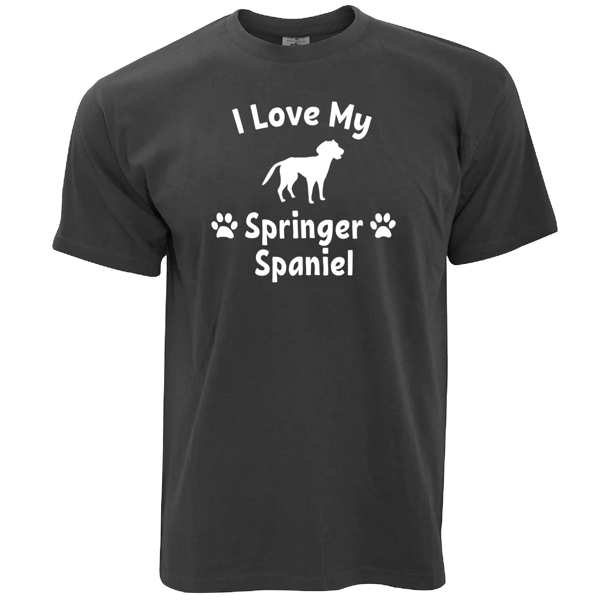 I Love My Springer Spaniel Dog T Shirt – Shirtbox
