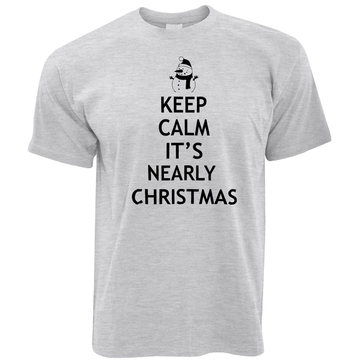 Christmas T Shirt Keep Calm It's Nearly Xmas – Shirtbox