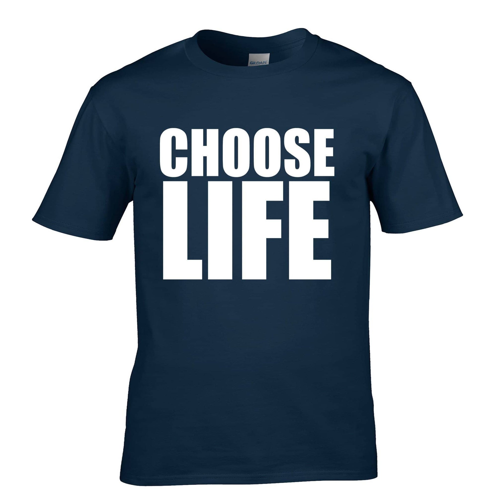 Mens Choose Life T-Shirt - Trainspotting Retro Gift - Shirtbox