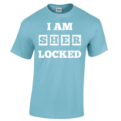 Mens I Am Sher Locked T Shirt Sherlock Holmes Tee Shirtbox