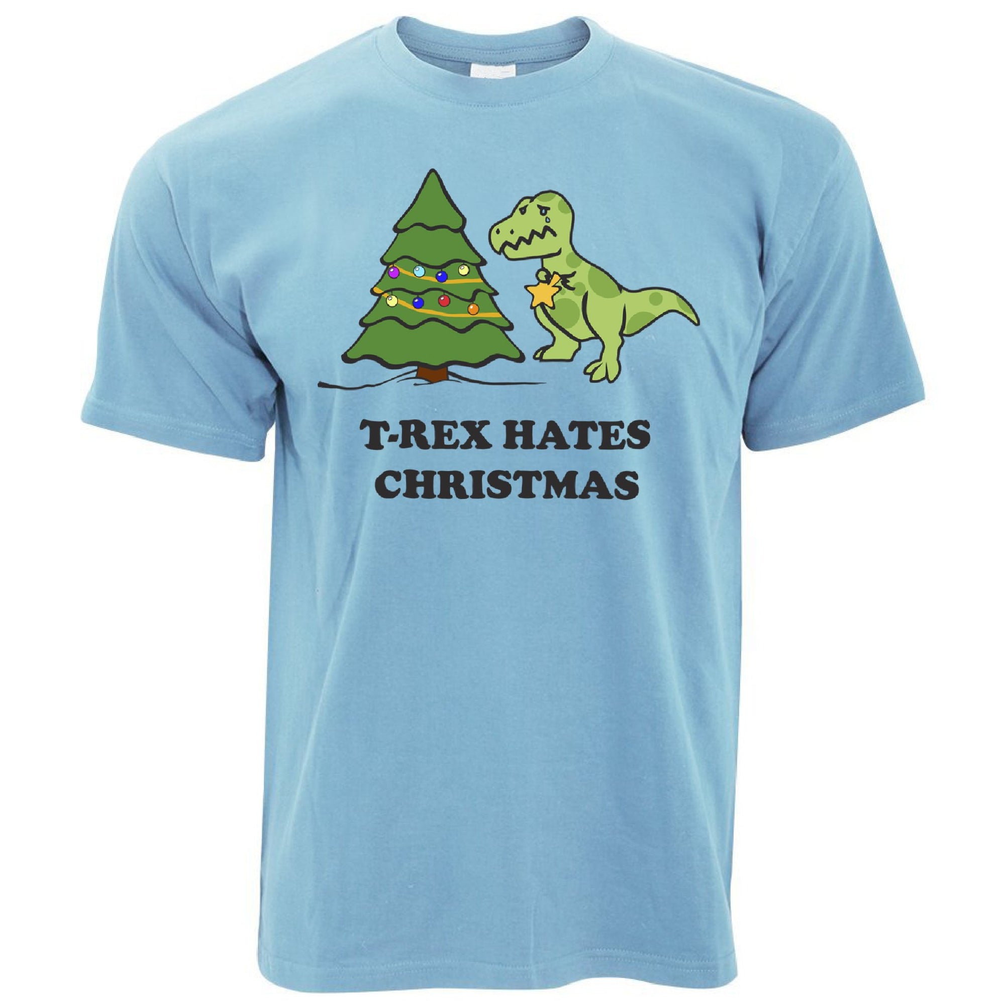 t rex hates christmas shirt