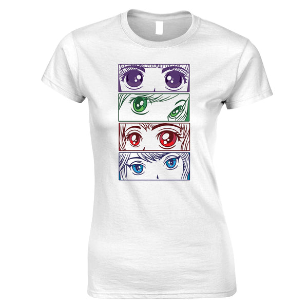 Anime Eyes Womens T Shirt  Shirtbox